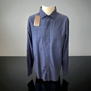 RODD & GUNN “ANNABY” Cotton Shirt Royal Size Large